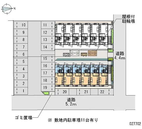 ★手数料０円★豊橋市大岩町　月極駐車場（LP）